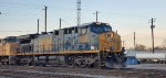 CSX 7224 And The M-NPWC train.